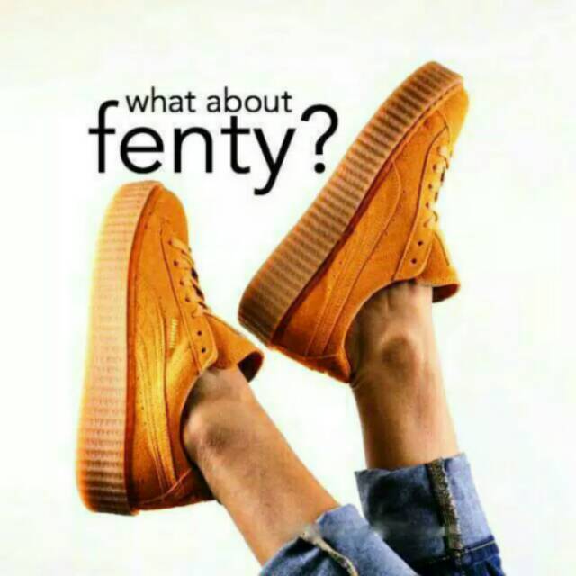 SEPATU REPLIKA PUMA FENTY RIHANNA TAN