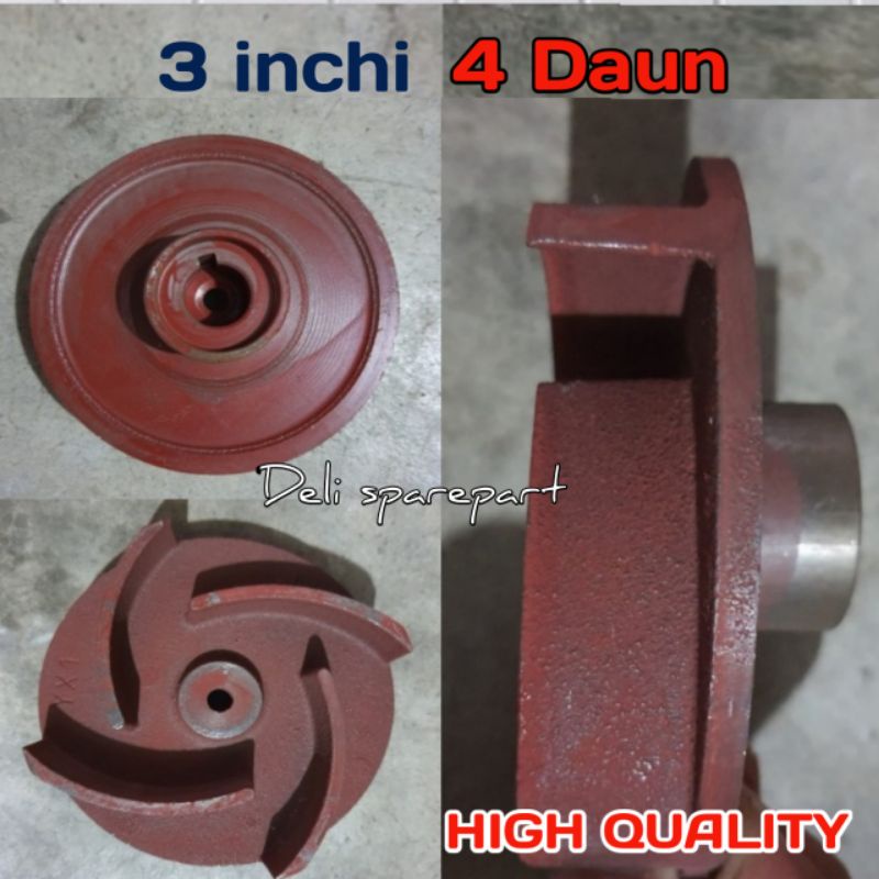 wp50 wp80 impeller kipas keong mesin pompa air alkon Robin irigasi 2 inchi 3 inchi