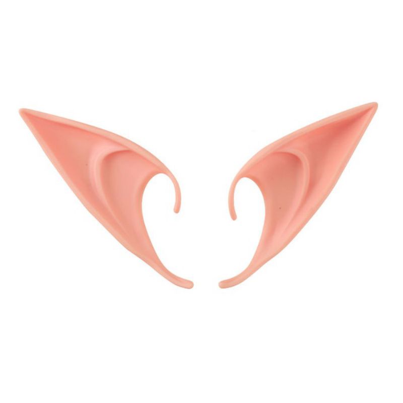 TELINGA ELF PALSU COSPLAY KUPING ELF EAR LATEX MODEL JEPIT PANJANG 12CM EEJ