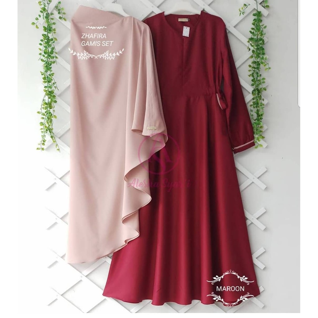 ZAFIRA GAMIS SET+KHIMAR