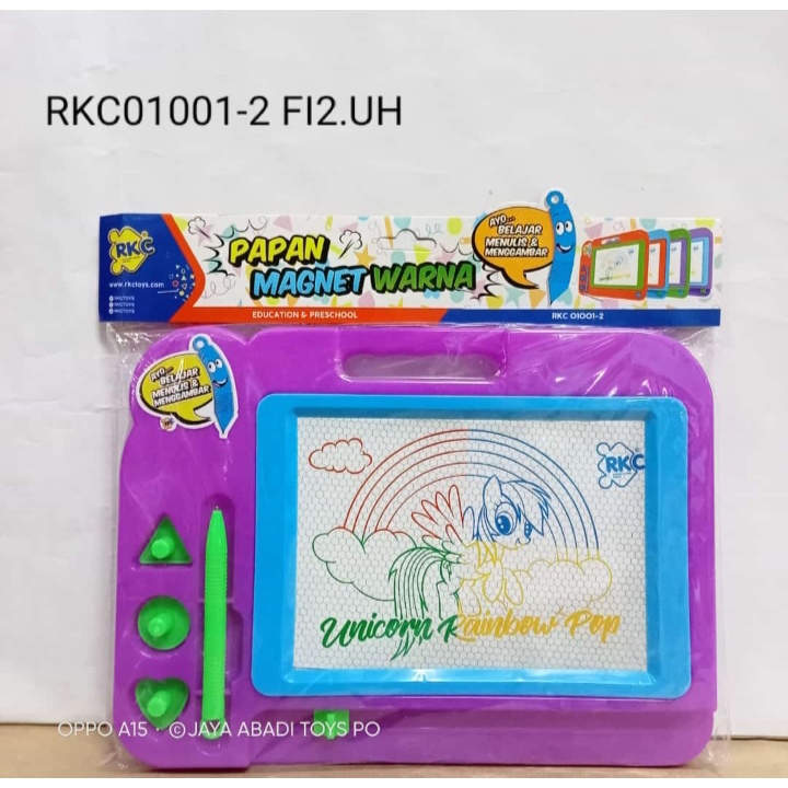 RKC 01001-2 - Mainan Papan Maghnet Warna Warni RKC01001-2