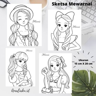 Sketsa Gambar Mewarnai Anak Shopee Indonesia