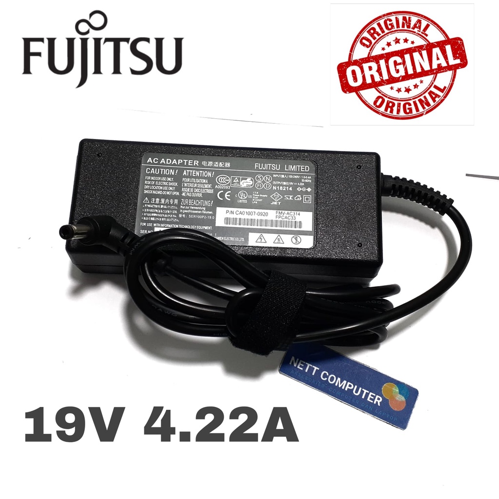 New Adaptor Charger ORIGINAL Fujitsu AH531 AH550 B6220 B6220 AH532 AH530 AH522 ADP-80NB 19V 4.22A 5.