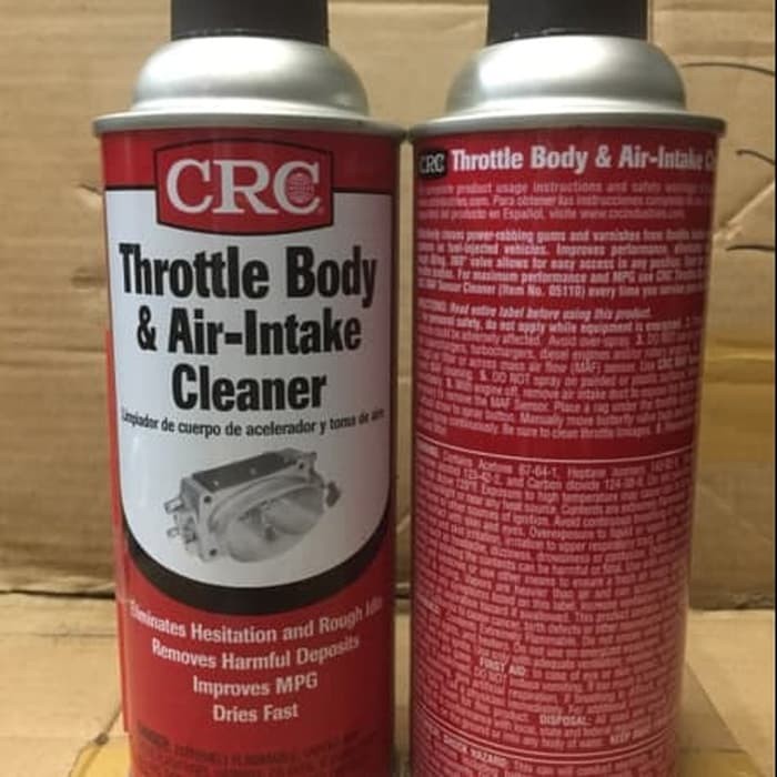 Crc throttle body &amp; air intake cleaner/crc throttle body