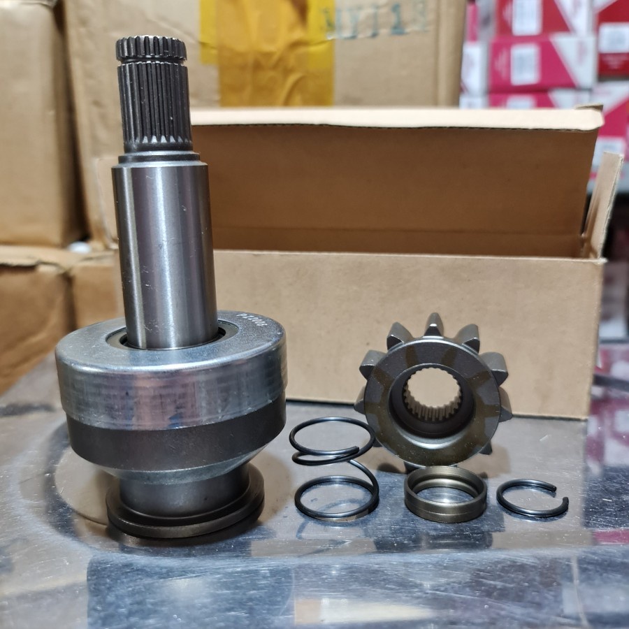 Bendix Starter Super Great 6d24 komplit plus gigi dan kit 11T