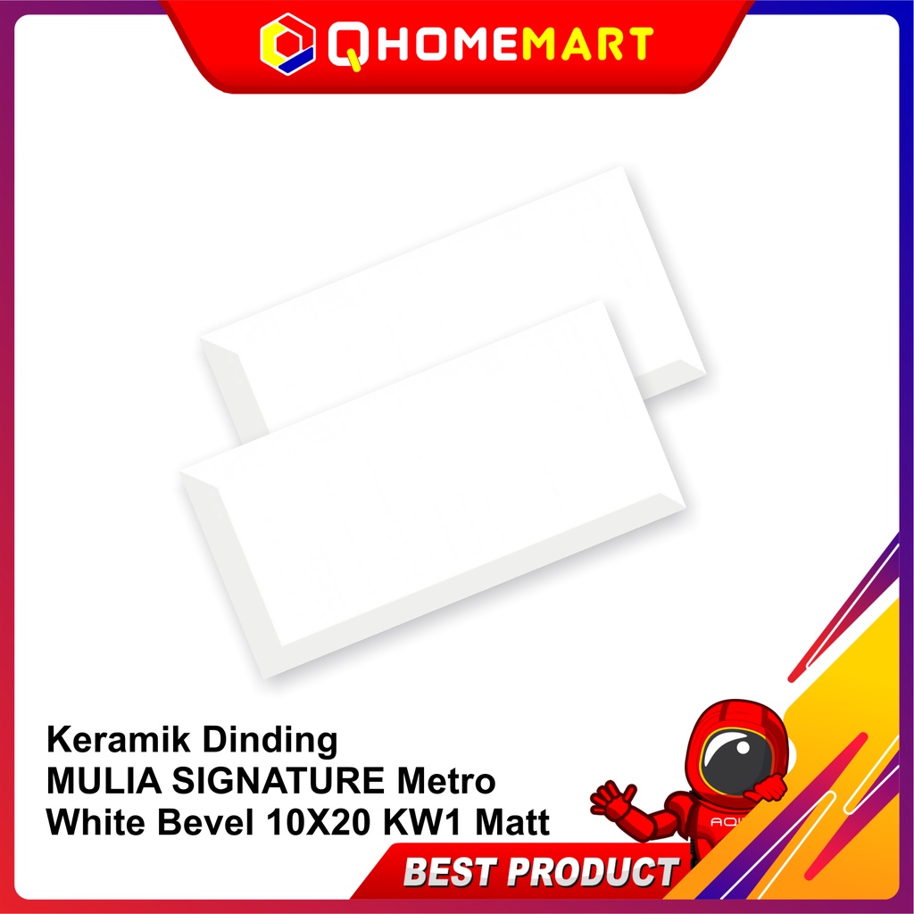 Keramik Dinding MULIA SIGNATURE Bevel 10X20 Series