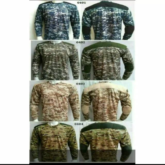 KAOS BAJU LORENG  DECKER LENGAN PANJANG