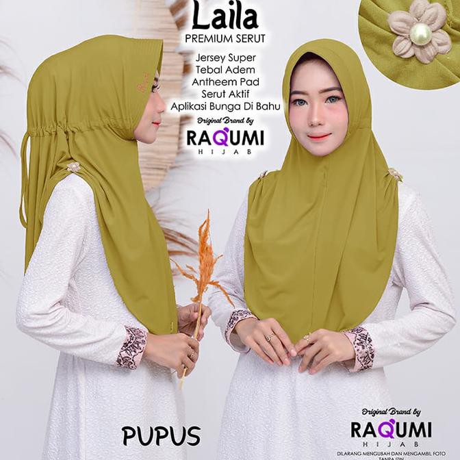 JILBAB LAILA ORI RAQUMI HIJAB TERBARU AGUSTUS