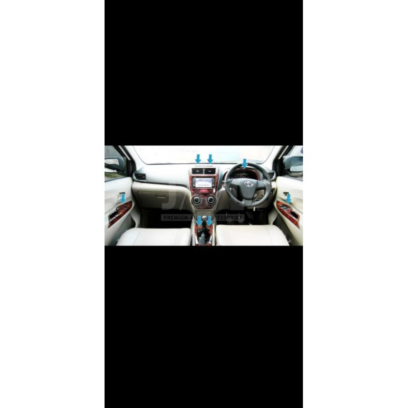 panel wood / panel kayu toyota all new avanza complete