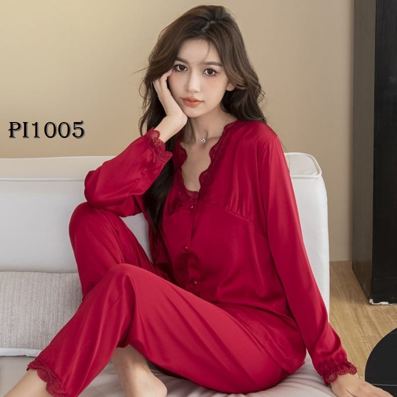 PIYAMA BAJU TIDUR WANITA PP SUTRA PREMIUM PI1005