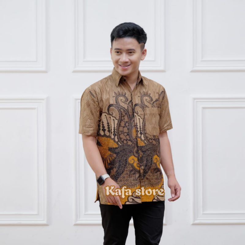 Baju Batik Cowok Hem Batik Pria Terlaris