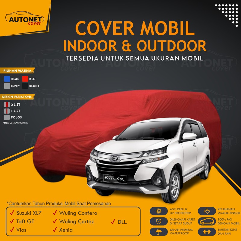 Sarung Mobil premium Daihatsu Xenia Autonet Cover mobil Anti Air Taft gt XL7 Vios Confero Cortez