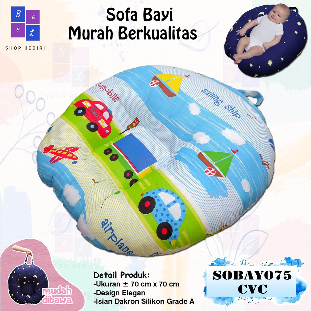 ✨ BeeL Shop ✨Sofa Bayi Newborn Sobay Multifungsi Perlengkapan Bayi Baru Lahir Baby Gift Set-SOBAY075CVC