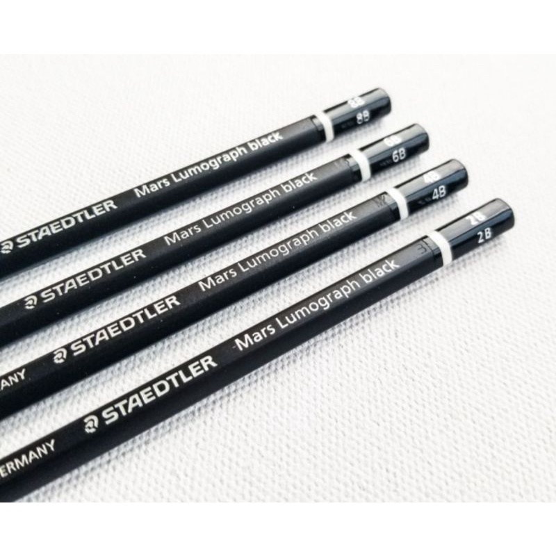 

Pensil Staedtler Mars Lumograph Black 2B. 4B. 6B. 8B