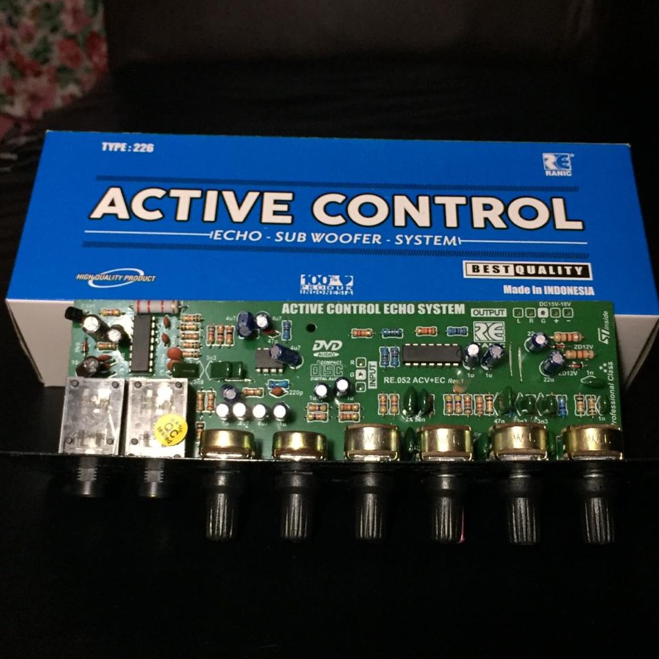 KIT TONE CONTROL MIC ECHO SUBWOOFER PLUS PANEL