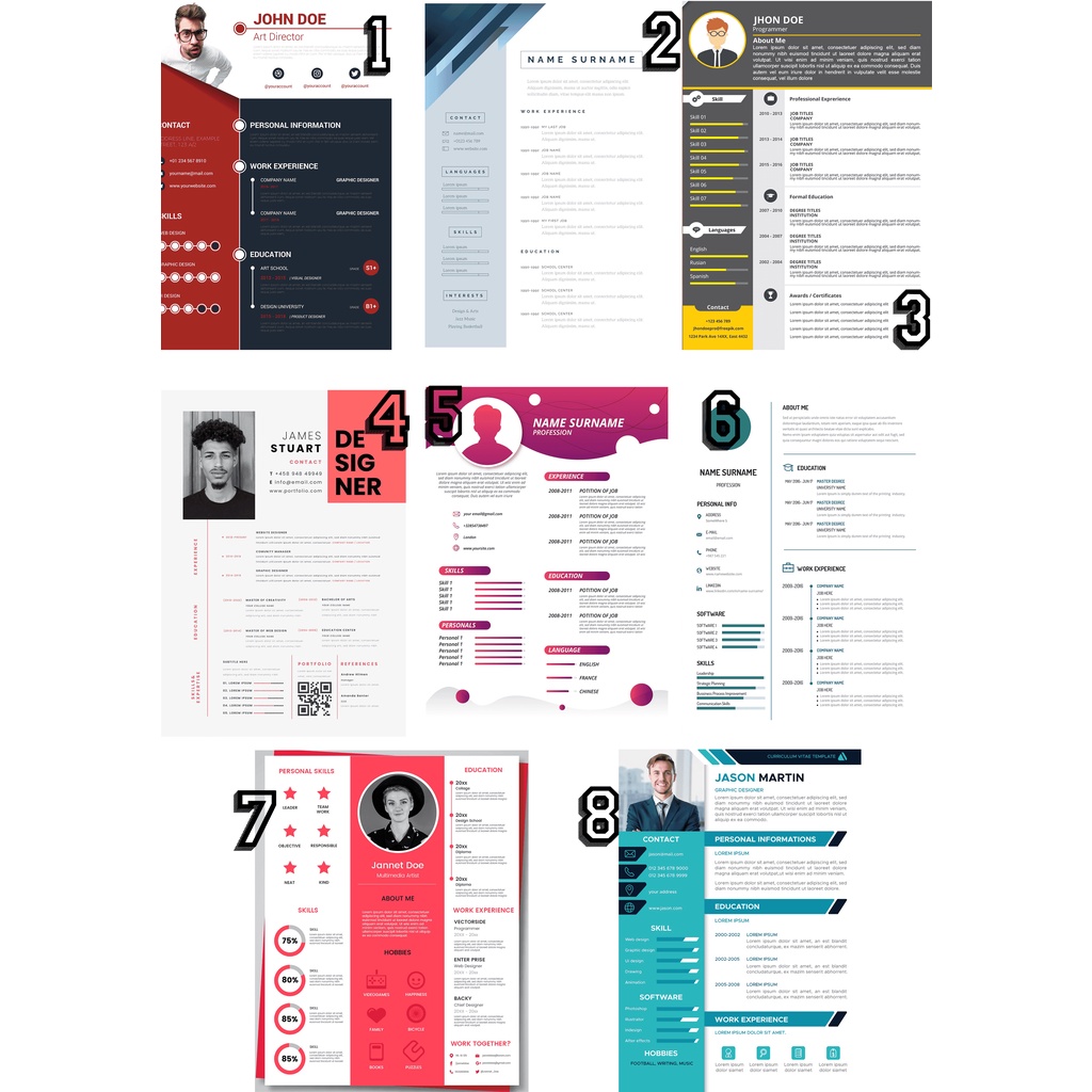 

Design dan Template CV (Curiculume Vitae) Professional dan Menarik