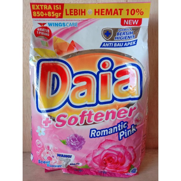 Daia + Softener Romantic Pink 850gr + 85gr