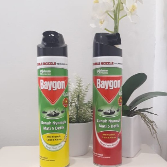 Baygon Aerosol Citrus Fresh, Cherry 600 ml