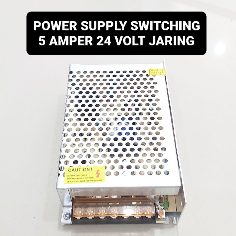 PSU 5 Amper 24 Volt Switching Jaring Power Supply 5A 24V