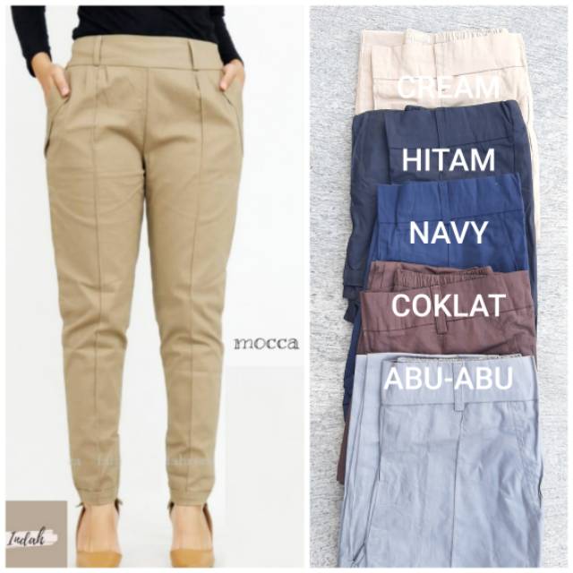 Baggy Panst Tulang Celana Panjang Wanita Celana Kain Shopee Indonesia