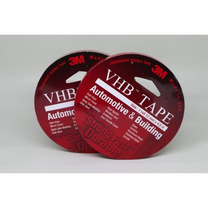 

Dijual Double Tape 3M VHB 12 mm ORIGINAL - DOUBLE FOAM TAPE Hot