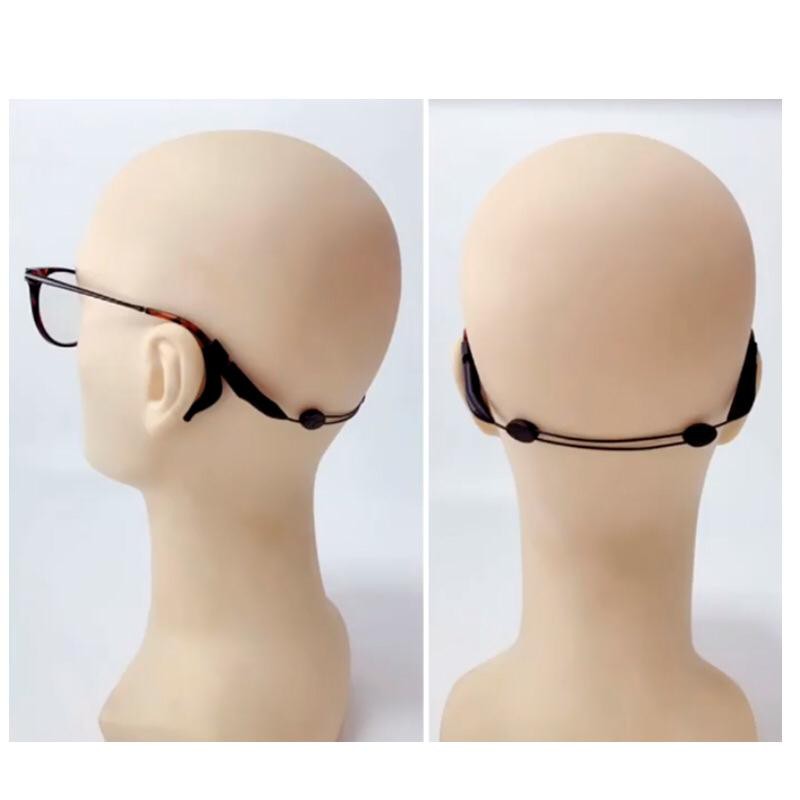 Tali Strap Pengait Kacamata Sporty Spectacles Sports Strap Adjustable Stretch Silicone Grip