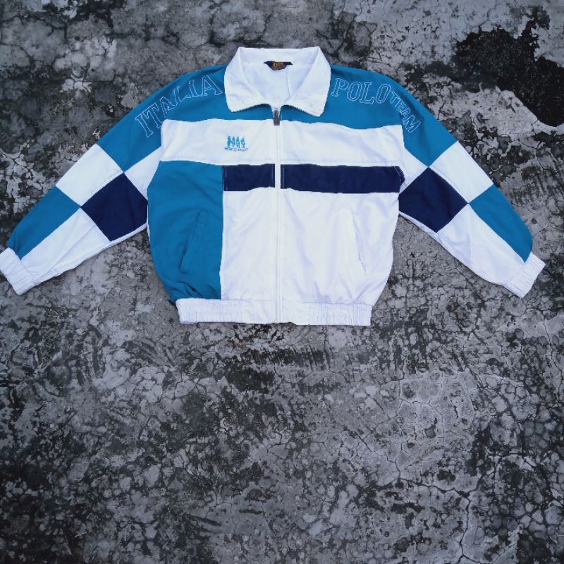polo vintage jaket windbreaker thrift