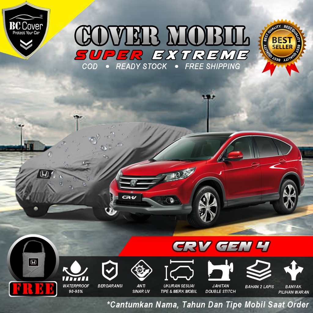 Body Cover Mobil Honda CRV Waterproof Outdoor / Sarung Mobil CRV GEN 4 OUTDOOR  / Selimut Tutup Mantol Kerudung Mantel Honda CRV Turbo, Prestige Penutup Mobil Honda CRV GEN 3 Waterproof Outdoor Anti Air