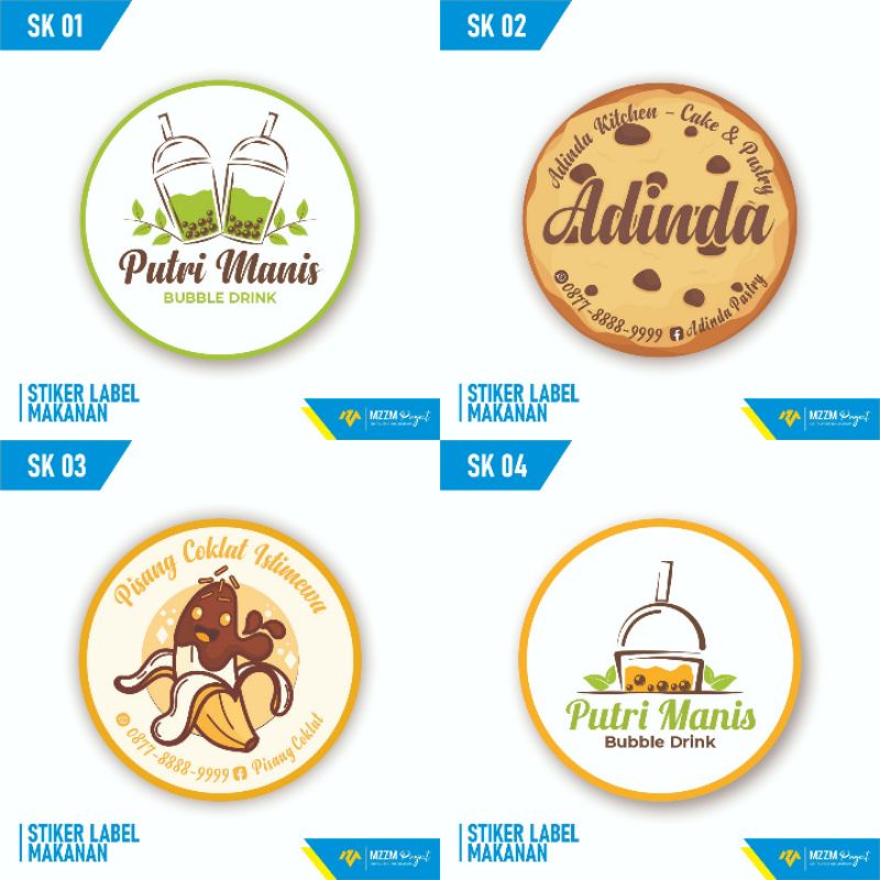 

STIKER LABEL KEMASAN MAKANAN FREE DESAIN