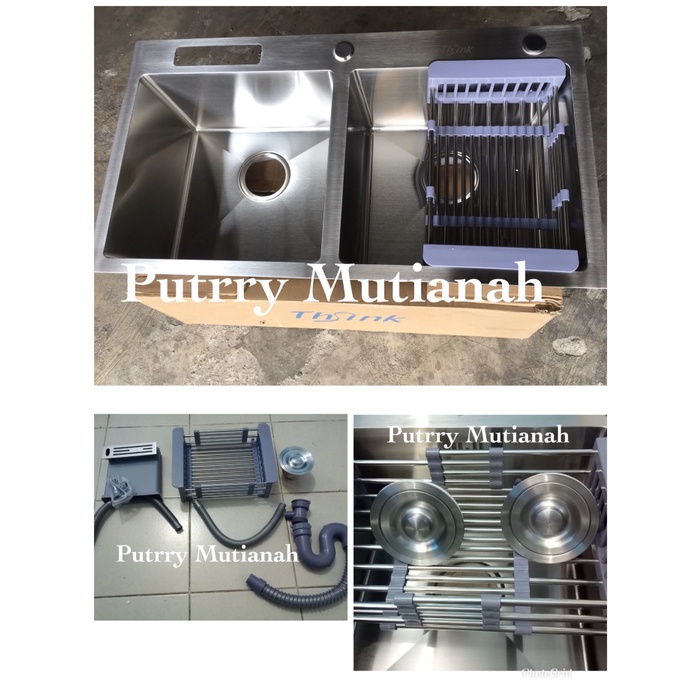 Wastafel - Bak Cuci Piring Stainless/Bak Cuci Piring Thsink Uk 82Cm