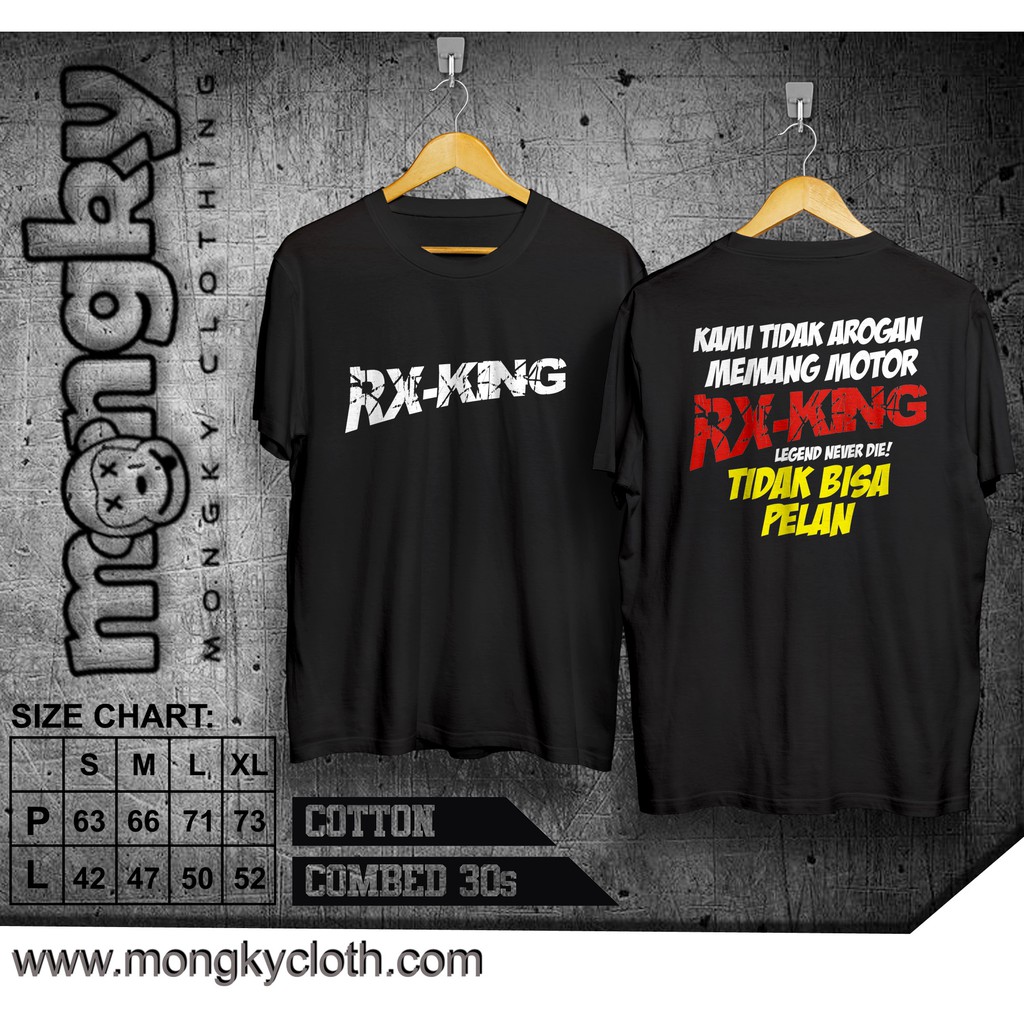 Kaos Rx King Warna Hitam Keren Abis2 Shopee Indonesia