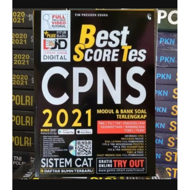 Buku Best Score Tes CPNS 2021+CD