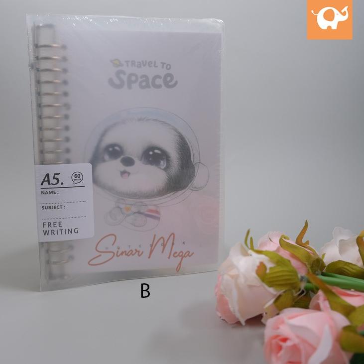 

[PRODUK BWQYF] Travel To Space File Binder A5 / Loose Leaf Leaf Binder Lucu Unik EGK