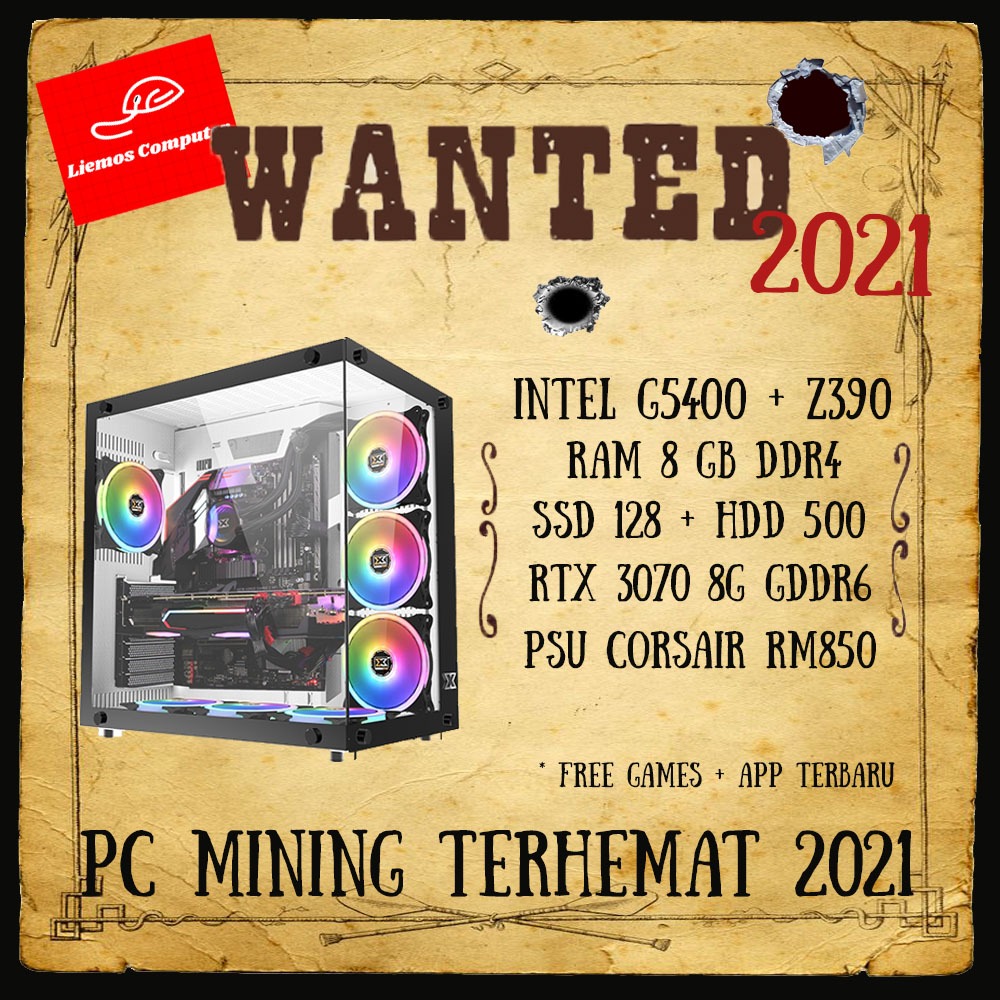 PC Paket Mining Design Termurah 2021
