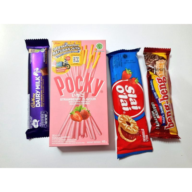 

Tambahan snack untuk buket