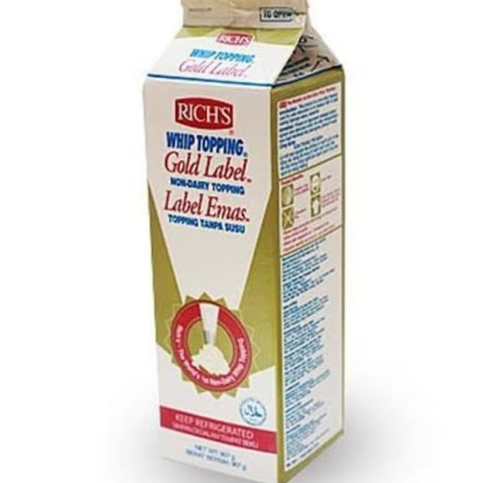 

Richs Whip Topping Cair 1ltr