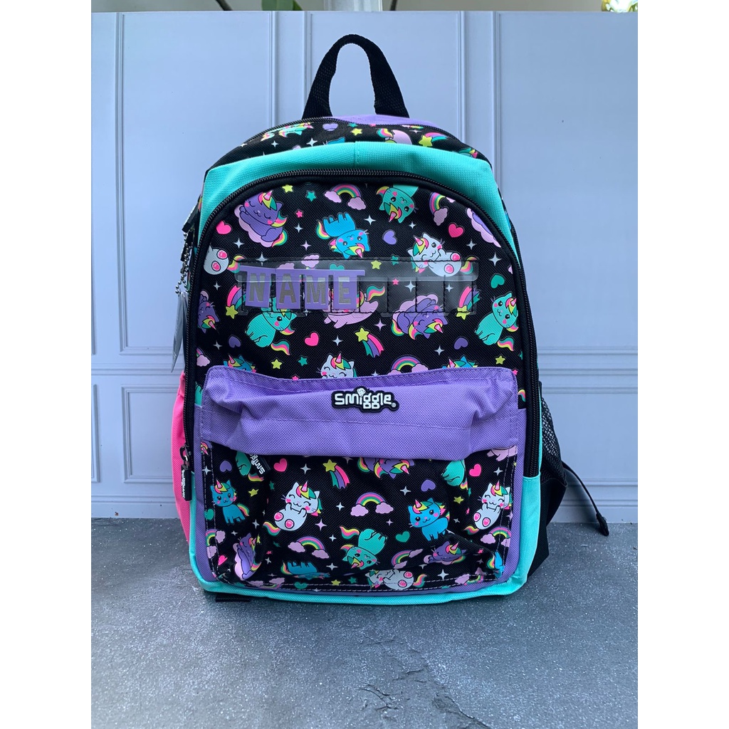 SMIGGLE BACKPACK JUNIOR SKY HI UNICORN NAME - TAS RANSEL SMIGGLE