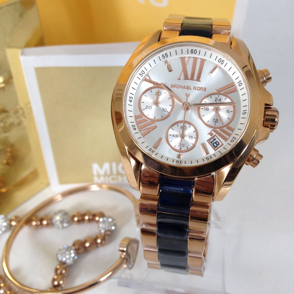 Jam Tangan Wanita Mxxhael Kors MK 5907 rosegold 34mm Original Set