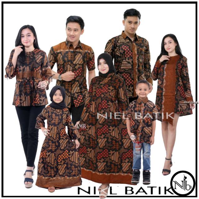 COUPLE COPEL BATIK  SET  KELUARGA  SERAGAM BAJU  KELUARGA  