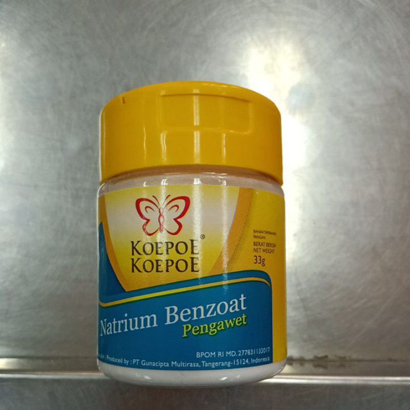 

Koepoe Koepoe Natrium Benzoat 33gr