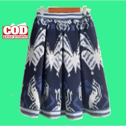 ROK SEPAN / ROK TENUN / BAWAHAN BATIK / ROK WANITA / ROK TERBARU / ROK ETNIK BAWAHAN BATIK / ROK 3 4
