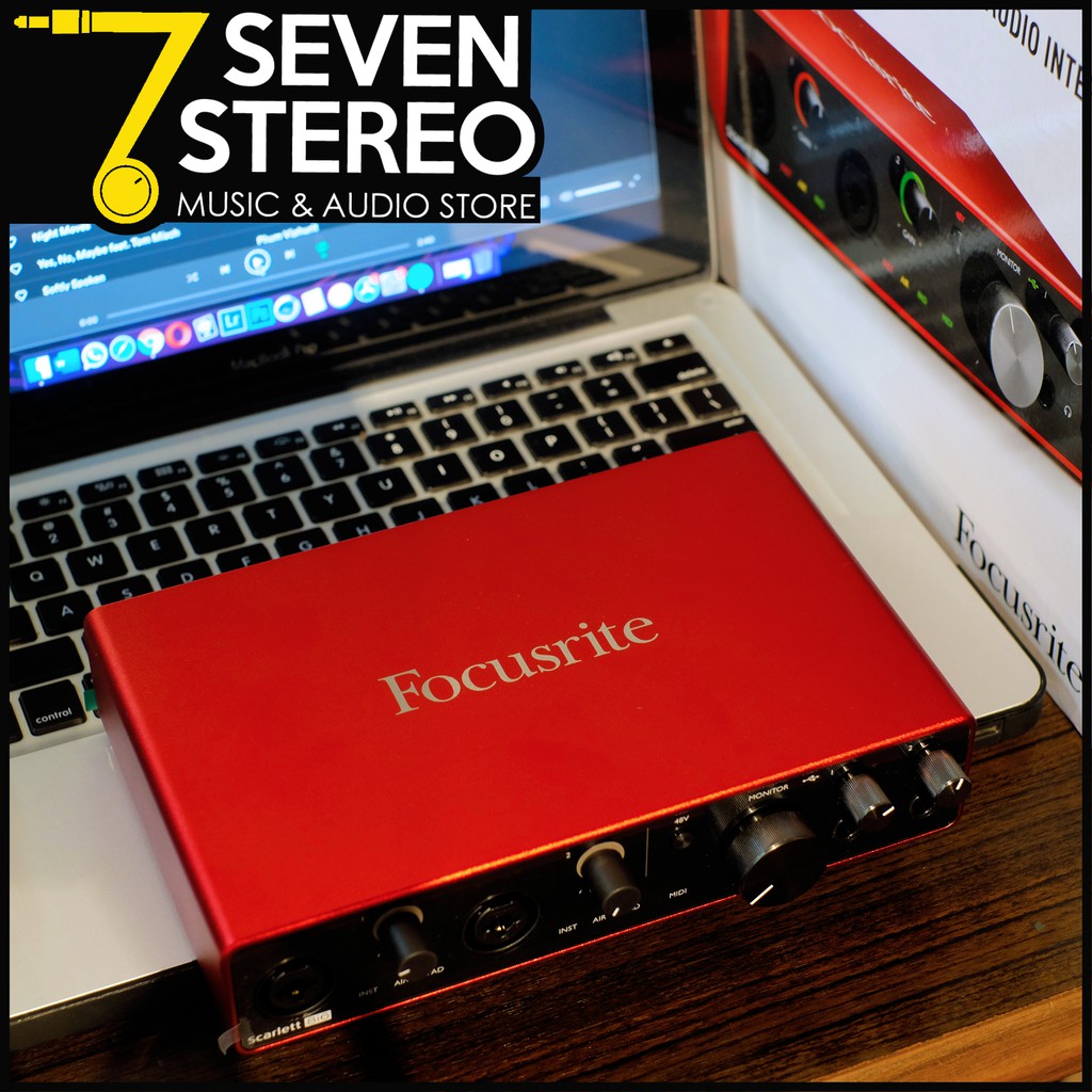 Focusrite Scarlett 8i6 3rd Gen USB Audio Interface - Soundcard Recording