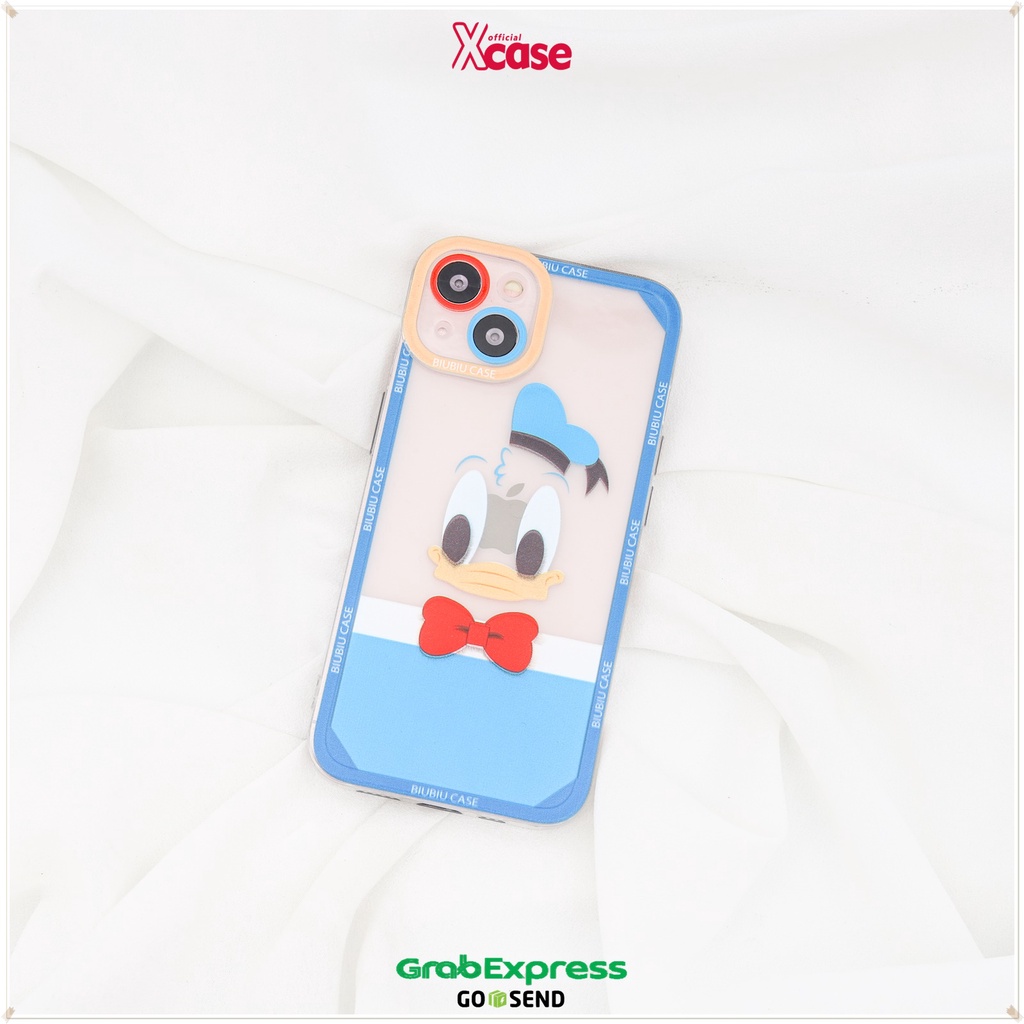 Soft Case Cartoon Disney Donald Duck Full Lens Cover For iPhone 7 8 SE 7+ 8+ X XR XS 11 12 13 Mini Pro Max