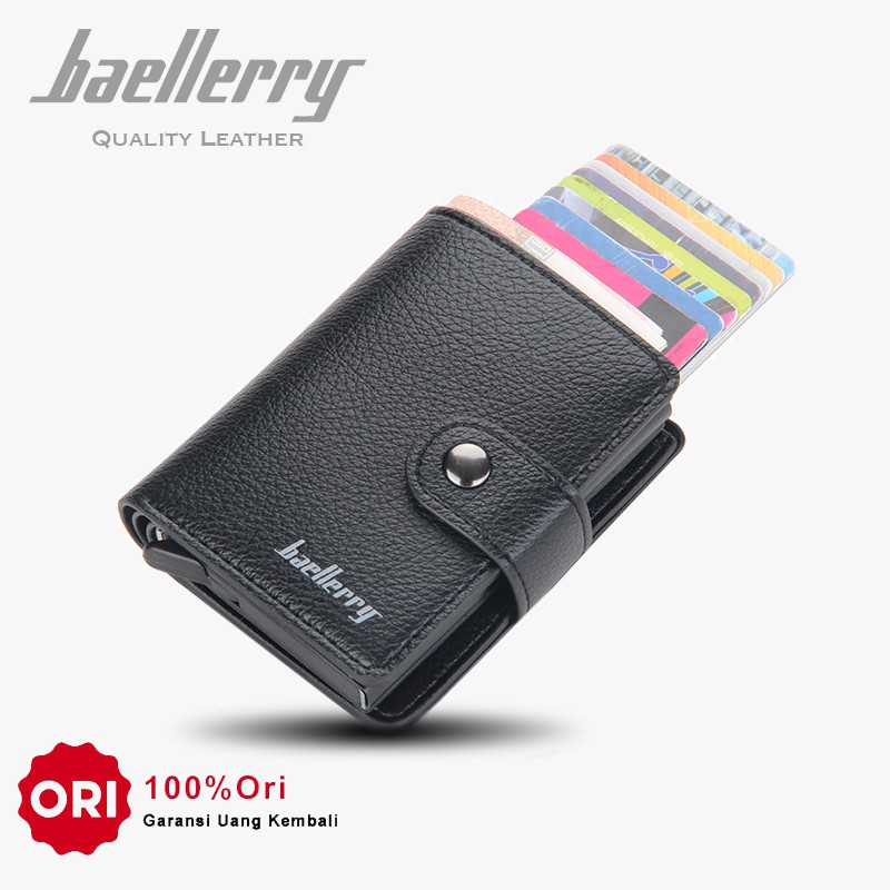 BAELLERRY K9148 Dompet Kartu Pria Bahan Kulit PU Leather Premium WATCHKITE WKOS