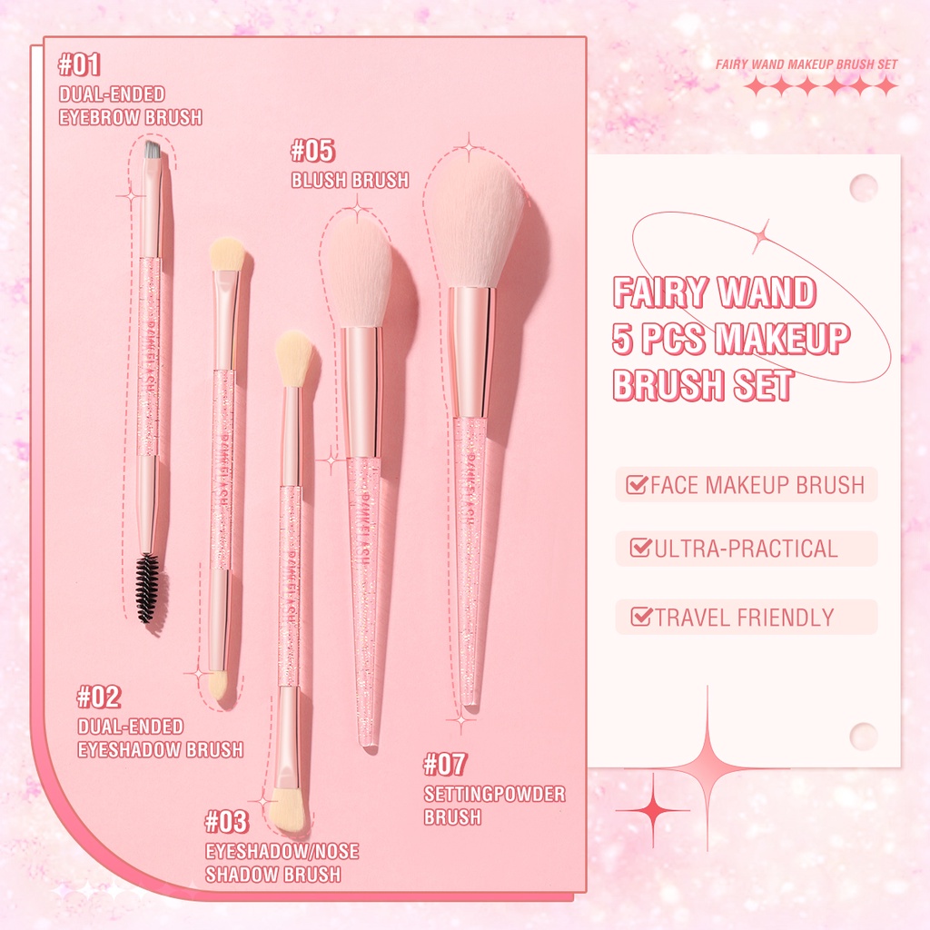 PINKFLASH  T04 Kuas Makeup Eyebrow / Eyeshadow / Blush / Powder / Foundation - Makeup Brush Fairy Wand Beauty Brush Makeup Tool Multi-use