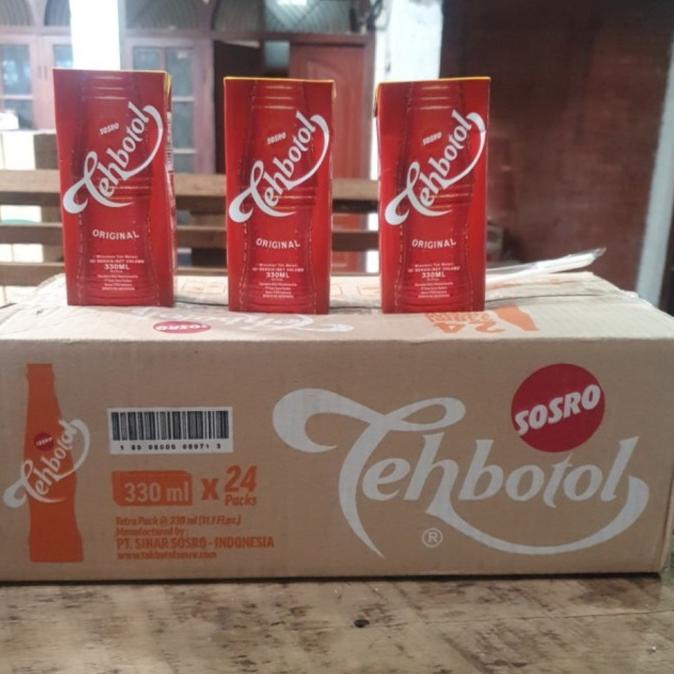 

[ COD ] PROMO: Teh Botol Kotak sosro 330ml per dus isi 24