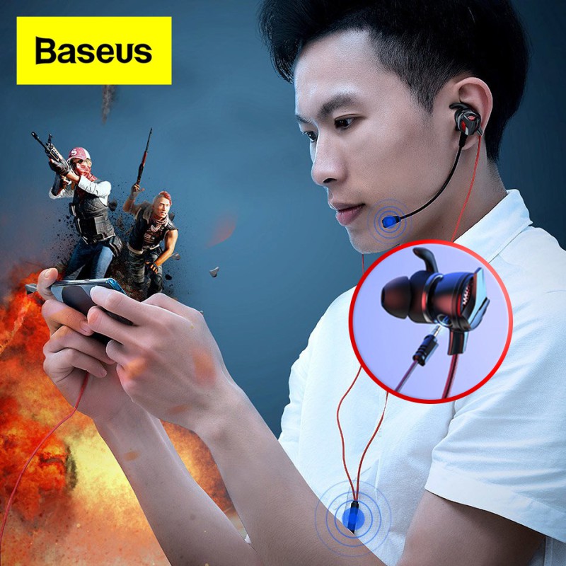 Handsfree Baseus GAMO H15 In Ear 3.5 Wired Earphone