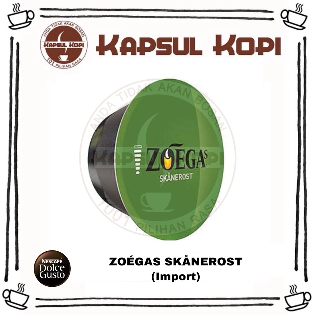 

Ecer Zoegas Skanerost KapsulKopi Nescafe Dolce Gusto Import Coffee