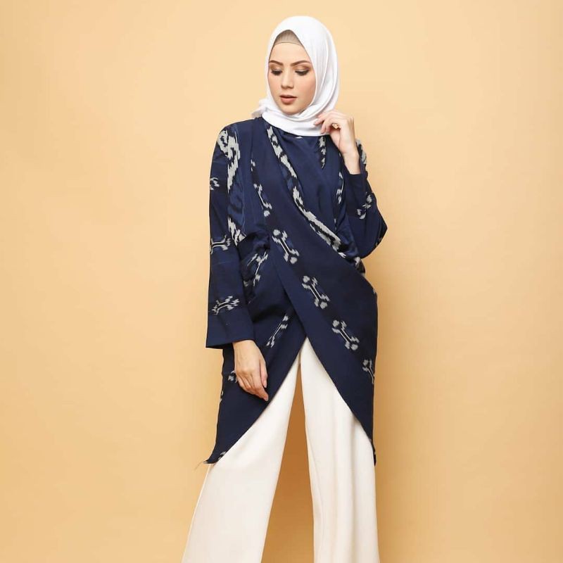 tunik tenun / tunik casual / tunik blangket troso