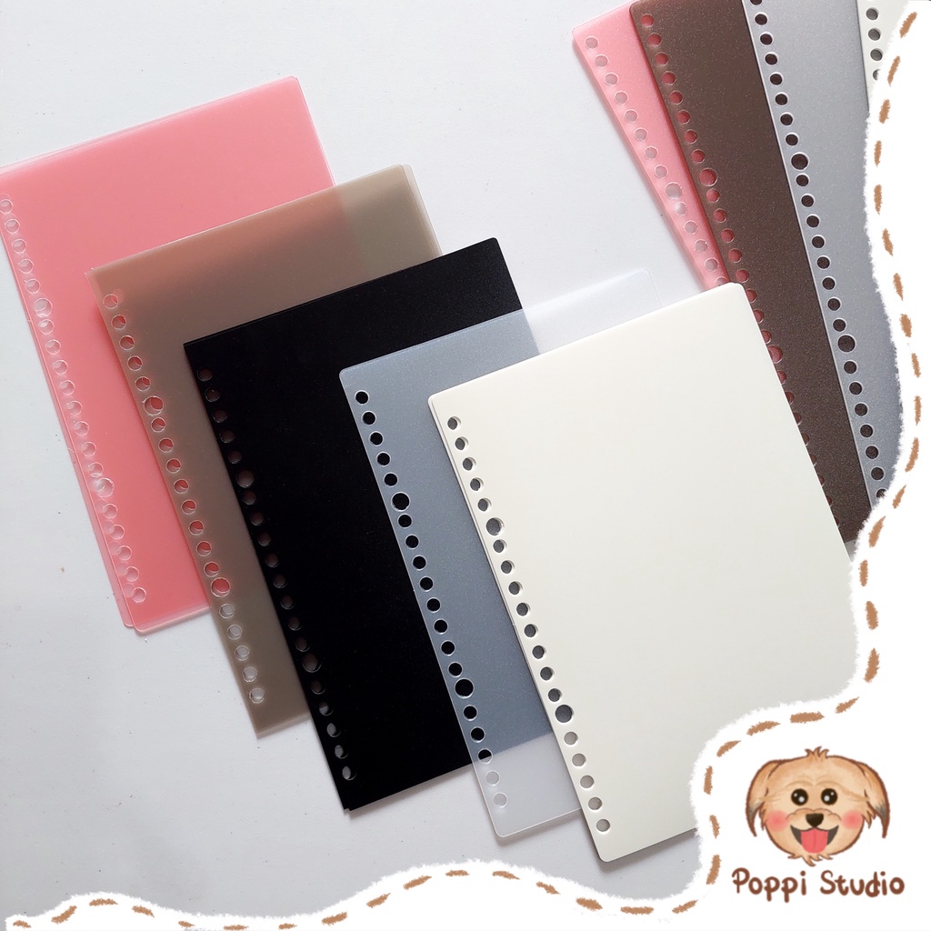 

Sampul Cover Binder Plastik 2 Pcs Set A5 20 Ring B5 26 Ring